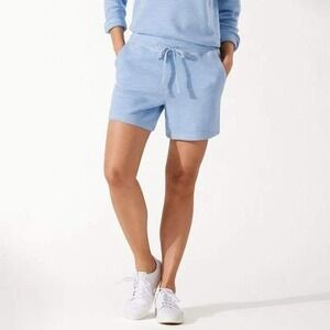Tommy Bahama Tobago Bay Shorts Womens M Sky Blue Cotton Coastal Resort Preppy